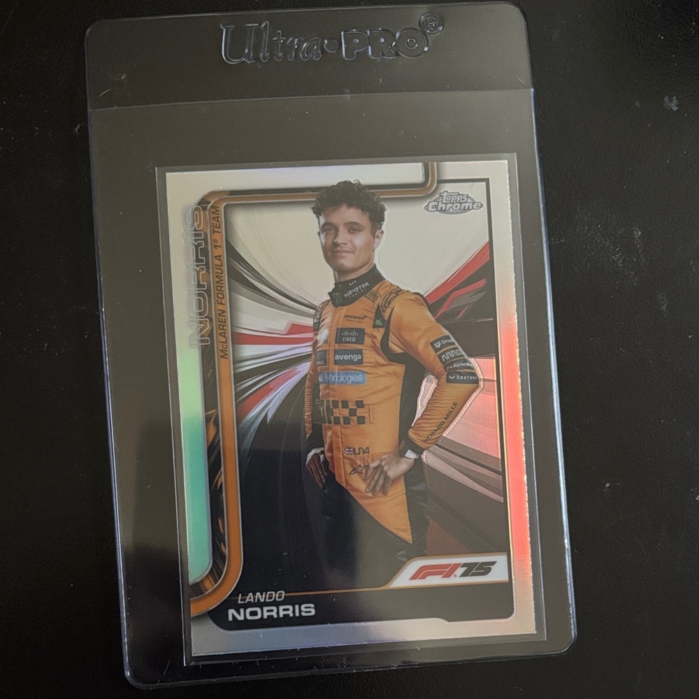 Lando Norris F1 75 Racing Card - Orange and Black